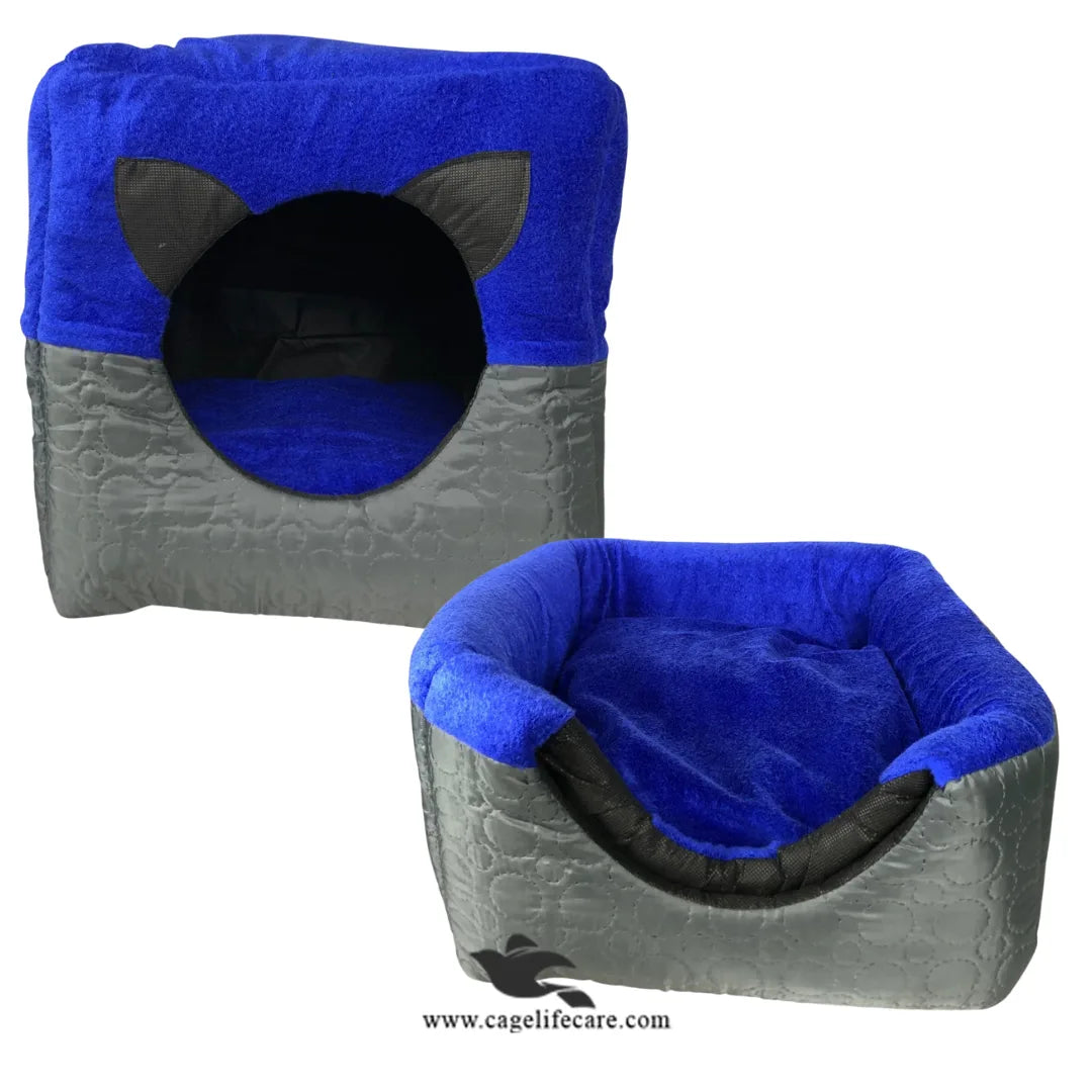 House in a Bed 2-in-1 (House Cum Bed) for Cats & Dogs