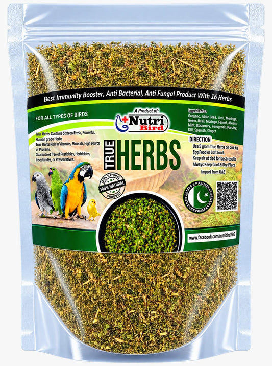 True Herbs – Blend of High-Quality Herbs for Birds