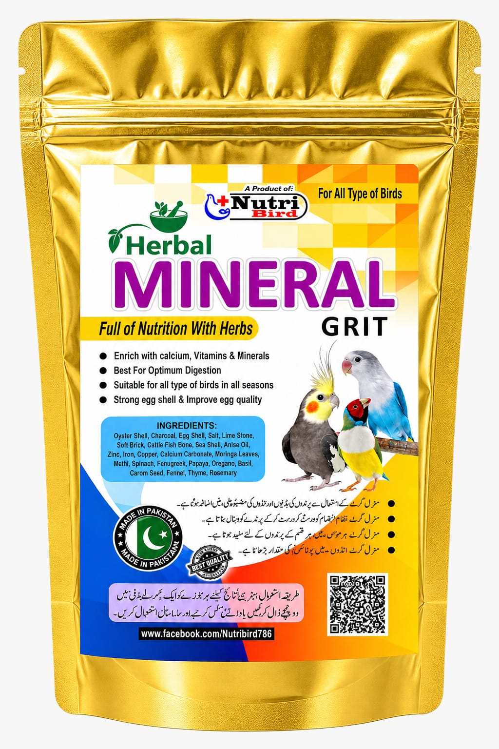 Herbal Mineral Grit –– Full of Nutrition with Herbs