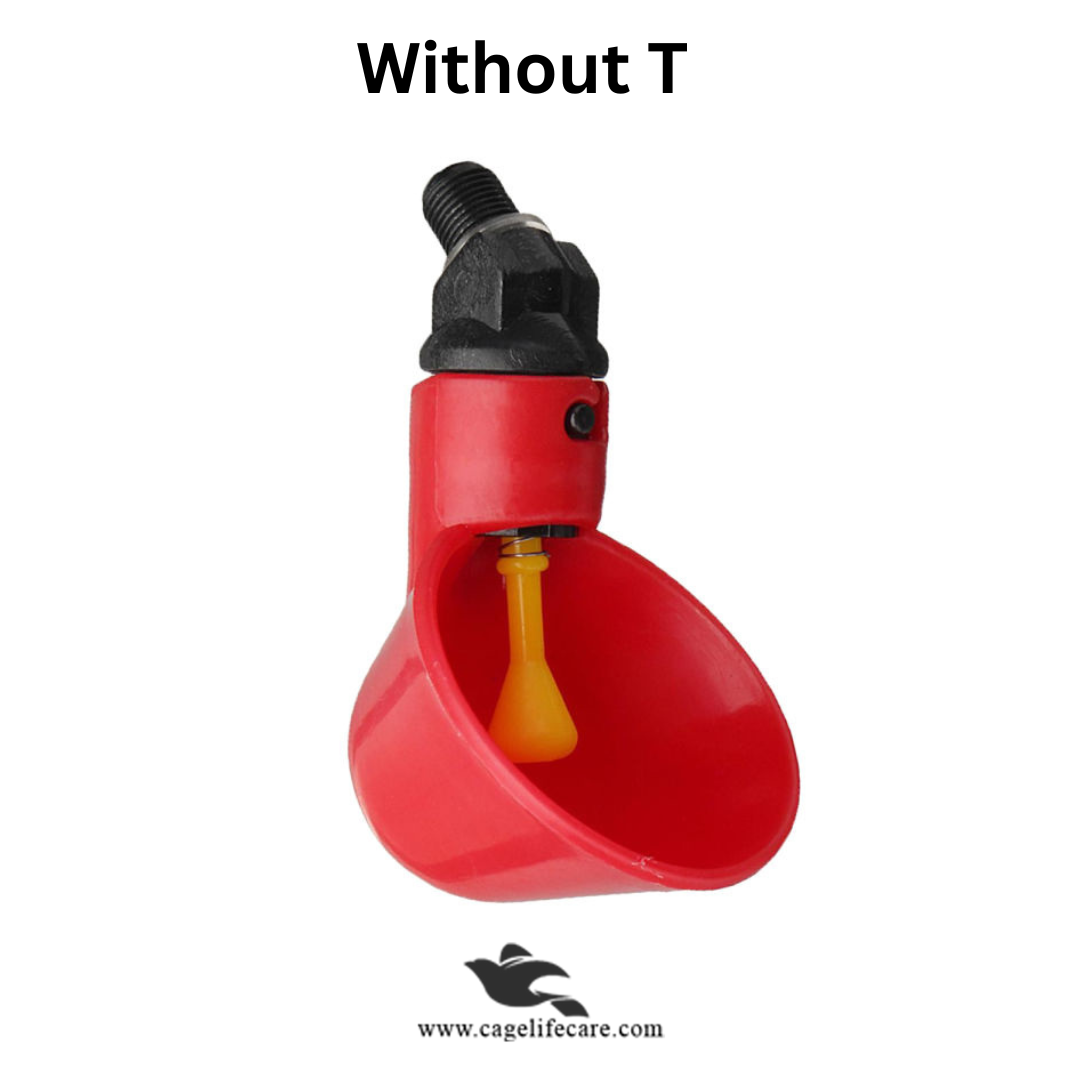 Imported Auto Water Cup - for Poultry & Pigeons Without T