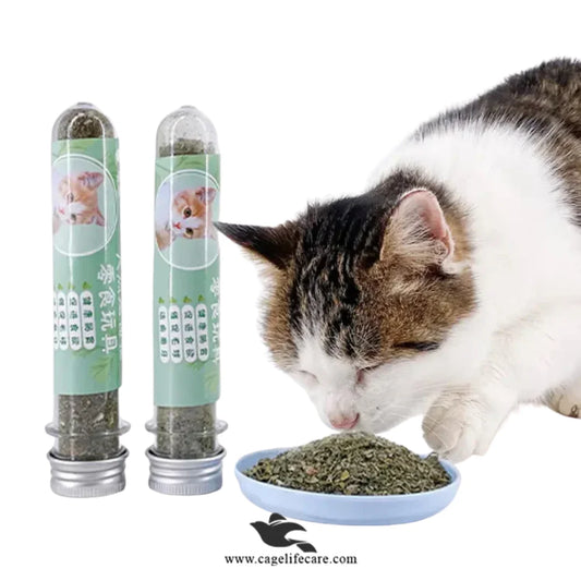 Imported Catnip Tube Leaves – Highly Potent Catnip Powder for Cats (40ml)