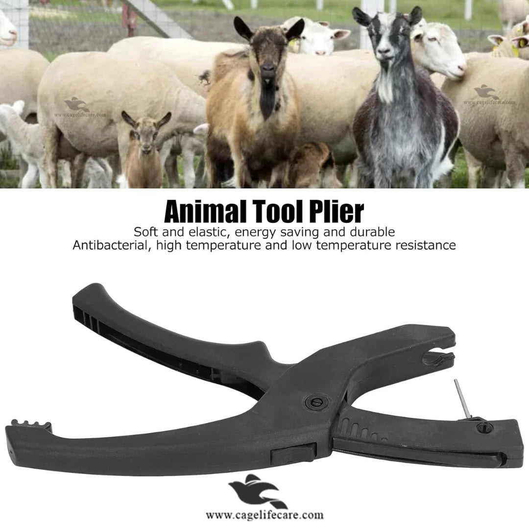 Ear Tag Applicator Plier for Livestock, Cattle, Buffalo, Sheep & Goats