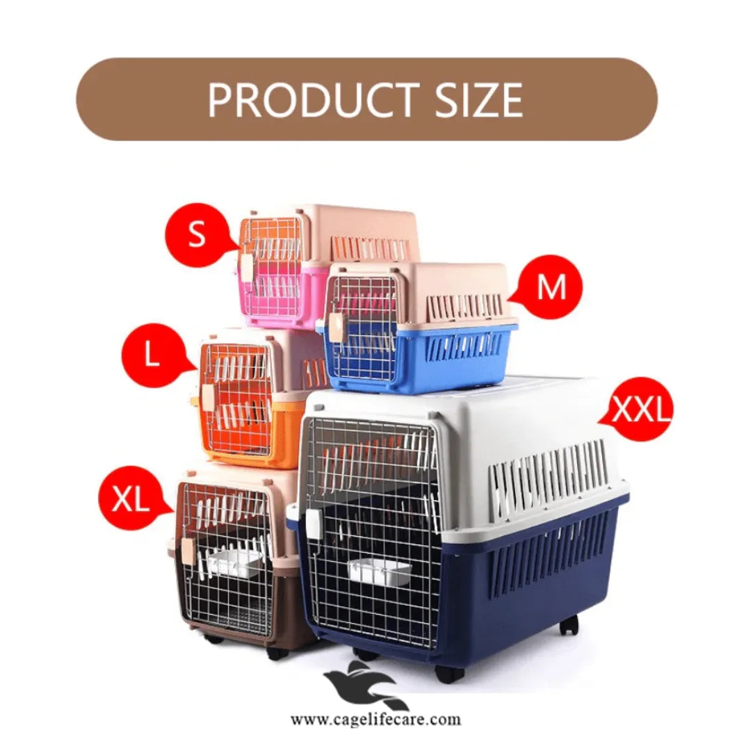 Imported Jet Box Airline-Approved Pet Carrier for Cats & Dogs