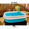 Large Cat Litter Tray with Lid & Scoop - Imported