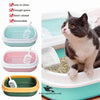 Large Cat Litter Tray with Lid & Scoop - Imported