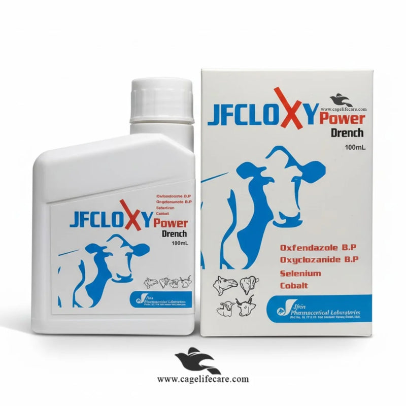 JFCLOXY Power Drench – Broad Spectrum Dewormer for Cattle, Sheep & Goats