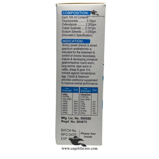 JFCLOXY Power Drench broad spectrum dewormer