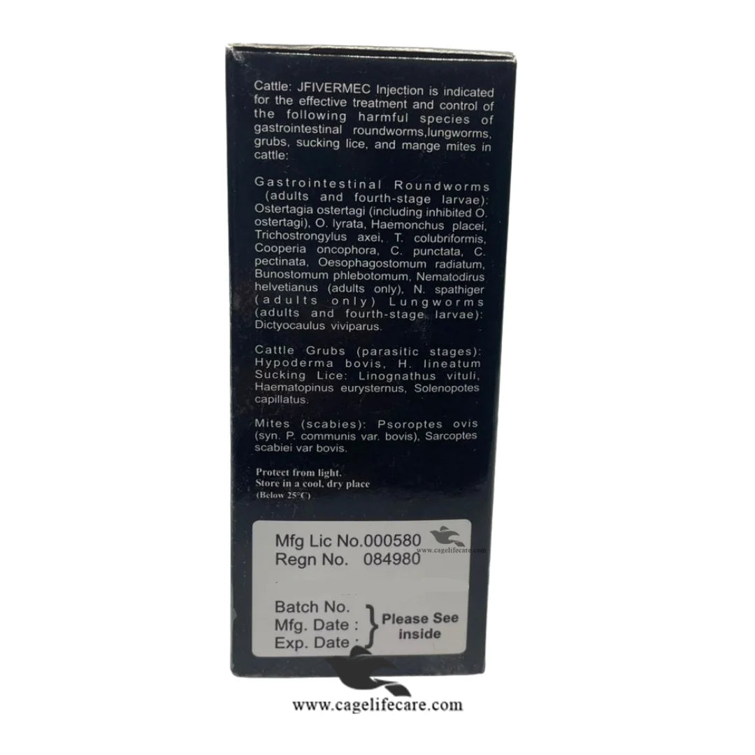 JFIVERMEC injection dosage and composition