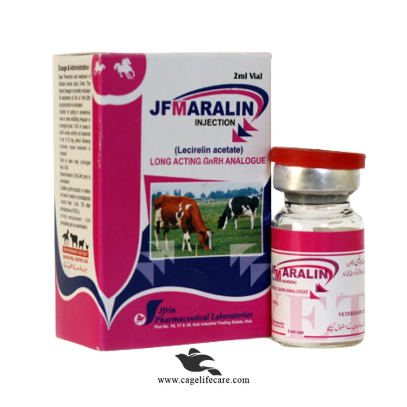 JFMARALIN Injection – Lecirelin 25mcg/ml – Fertility & Reproductive Hormone Support for Milking Animals