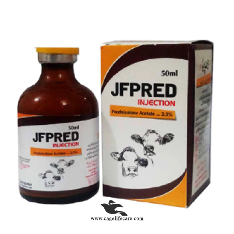 JFPRED Injection – Prednisolone 25 mg/ml for Livestock & Farm Animals