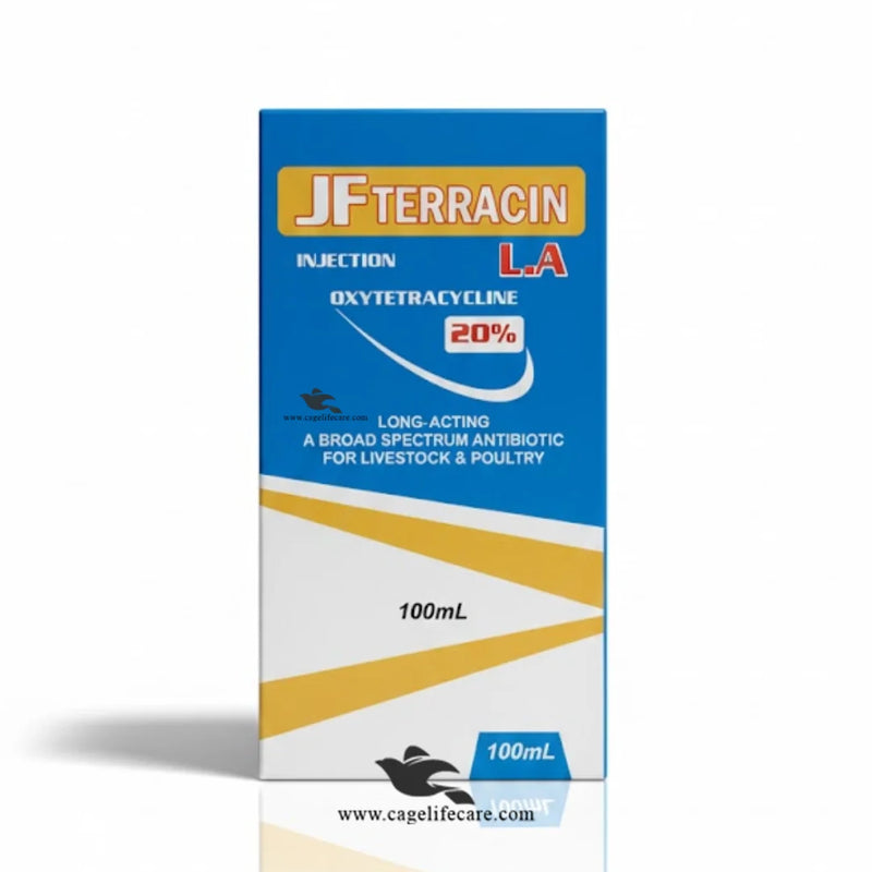 JFterracin LA Injection – 20% Long-Acting Oxytetracycline for Livestock & Poultry