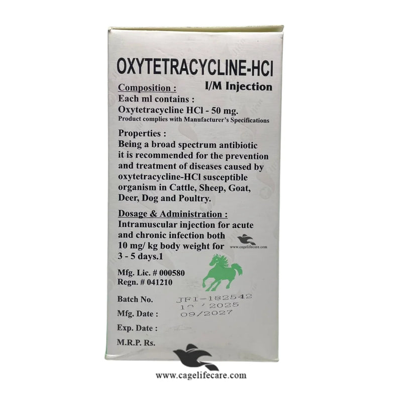 Jfmycin-50 Injection – Antibiotic for Livestock & Poultry