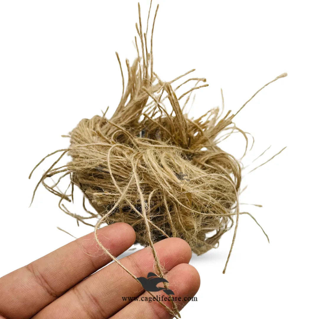 Jute Nesting Packets for Finches, Java & Canaries - Imported