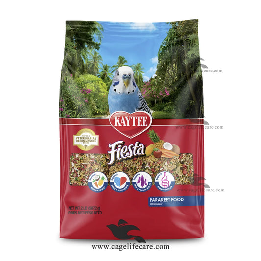 Kaytee Fiesta Parakeet Food for Small Parrots imported from the USA