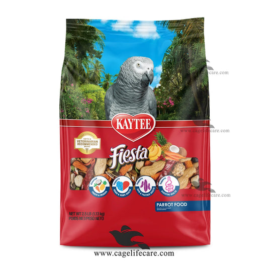 Kaytee Fiesta Parrot Food premium gourmet bird diet imported from the USA