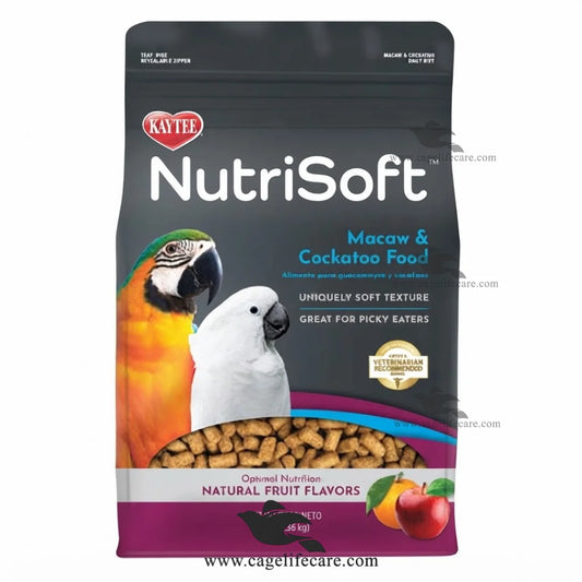 Kaytee NutriSoft Macaw and Cockatoo Food for all big parrots