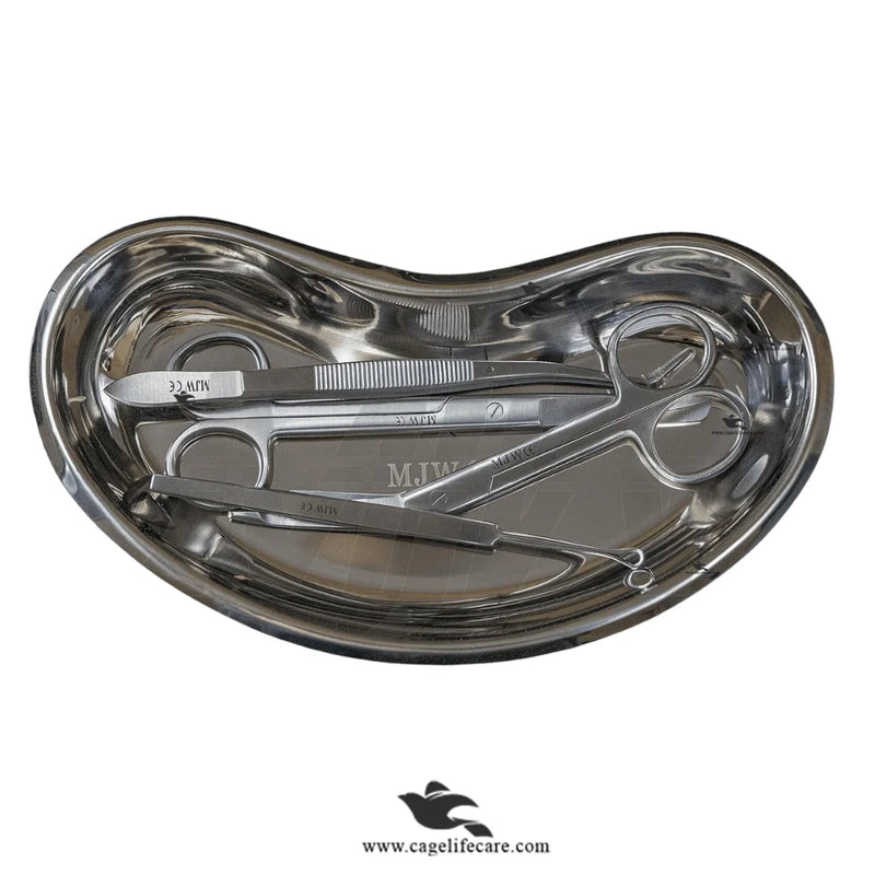 Kidney Tray – Stainless Steel Surgical Tray for Veterinary Use