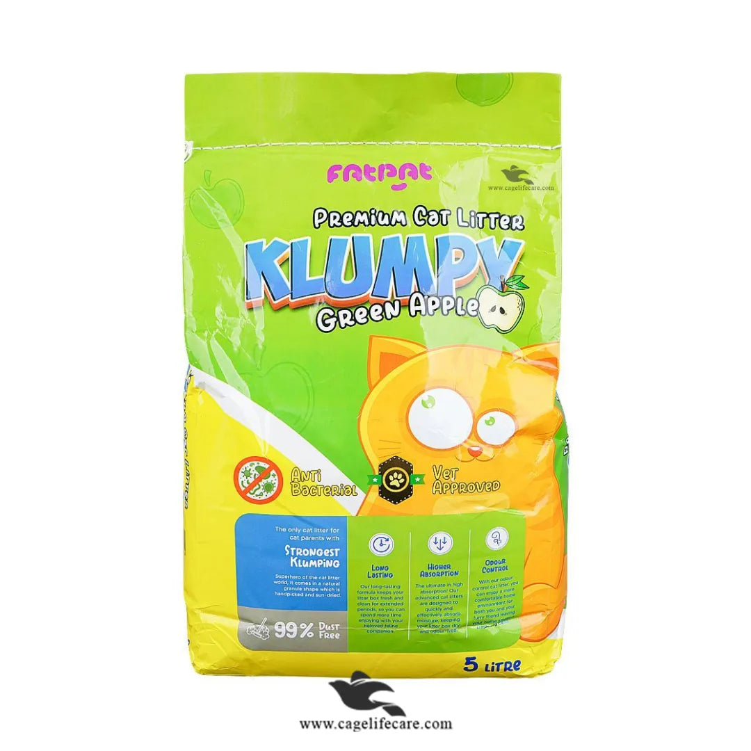 Klumpy Cat Litter – Green Apple Scent