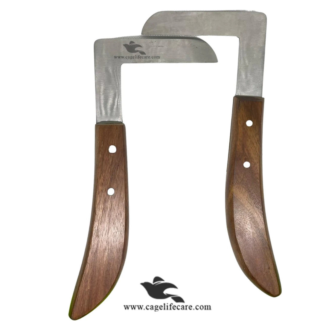 L-Shape Hoof Knife Set – 2pc Livestock Trimming Tool