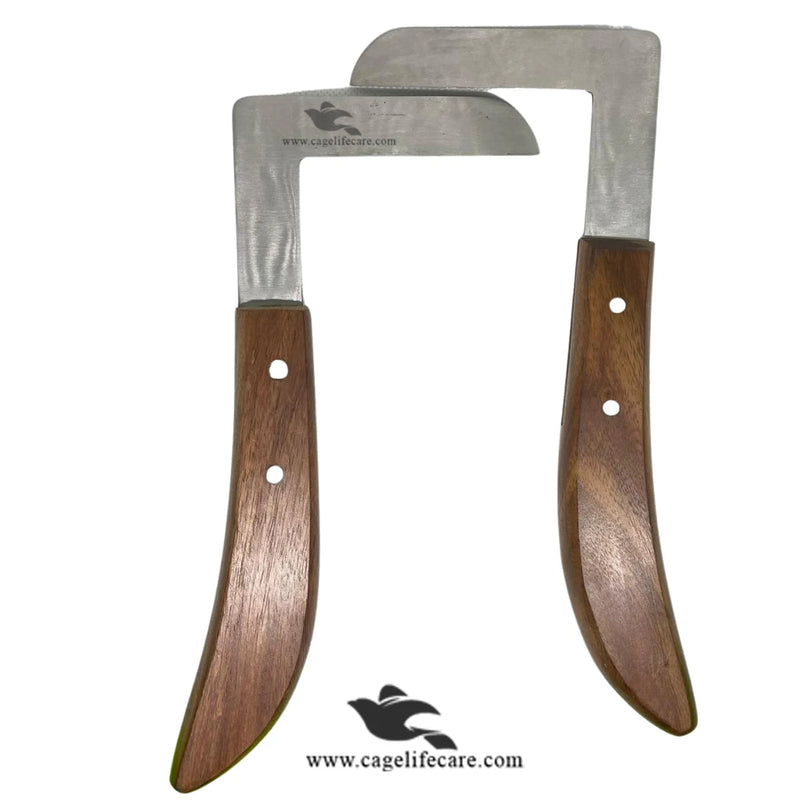 L-Shape Hoof Knife Set – 2pc Livestock Trimming Tool