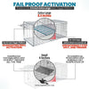 Large Iron Trap Cage for Cats & Animals