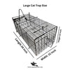 Large Iron Trap Cage for Cats & Animals