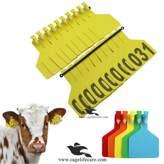 Large Jumbo Zee Tag imported laser customised Z tag for livestock animals