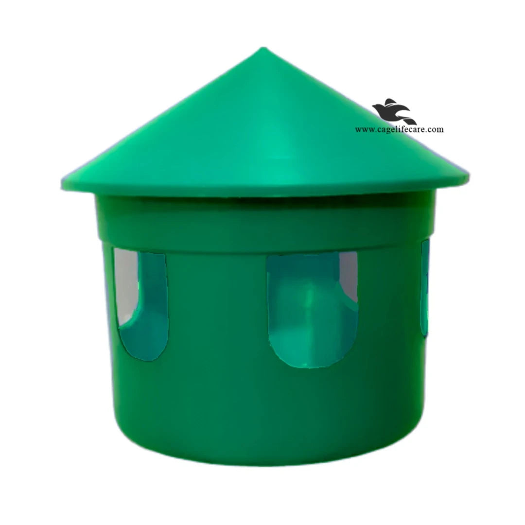 Large Multipurpose Pot for Pigeons and Poultry Green
