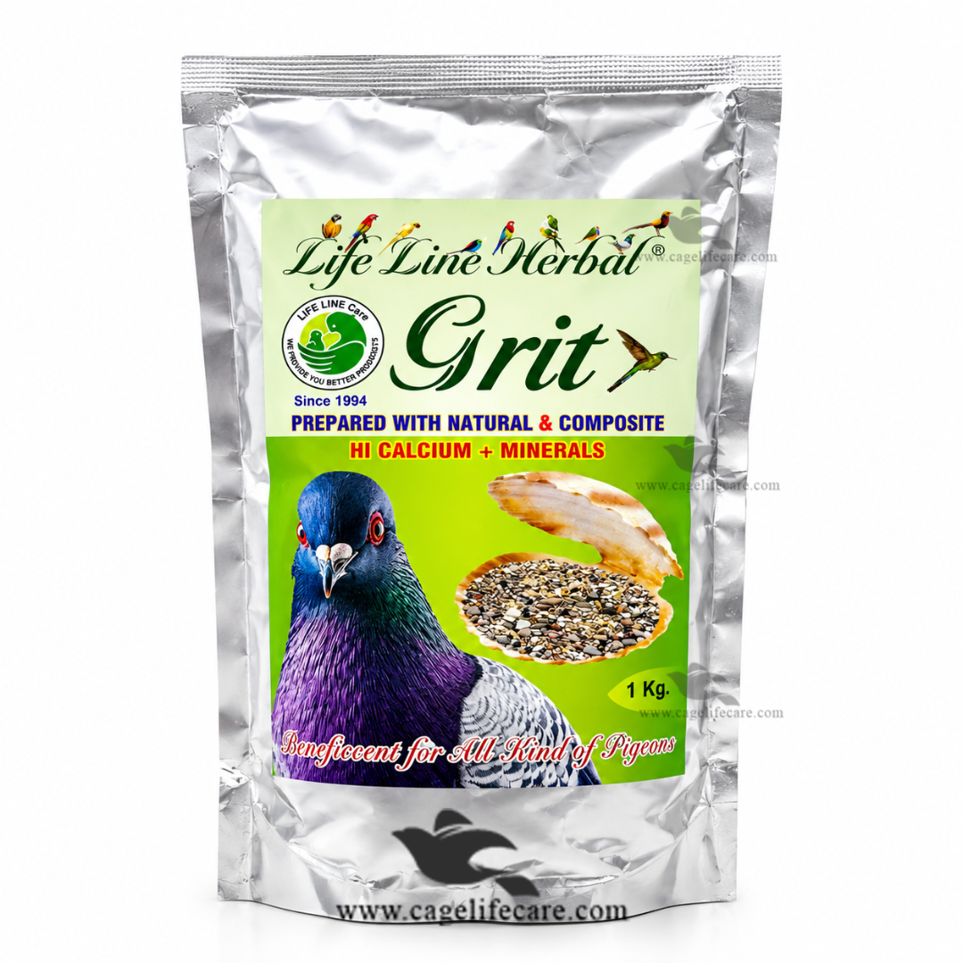 Life Line Pigeons Herbal Grit – Calcium & Mineral Supplement for Pigeons