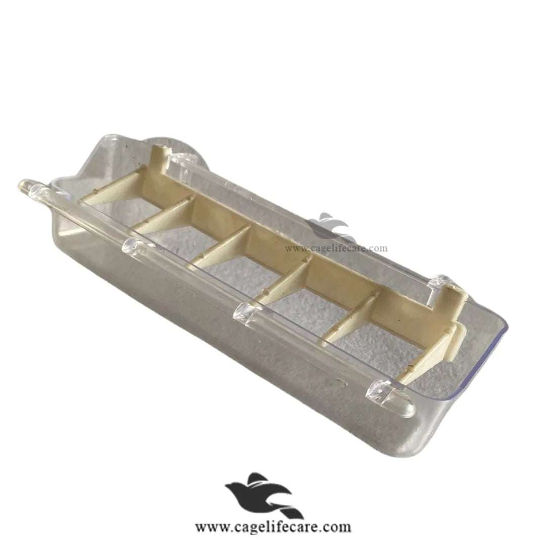 Long Imported Grit & Food Pot for Aviary Birds