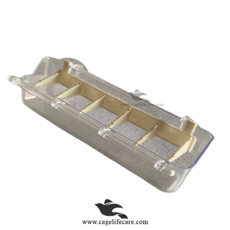 Long Imported Grit & Food Pot for Aviary Birds