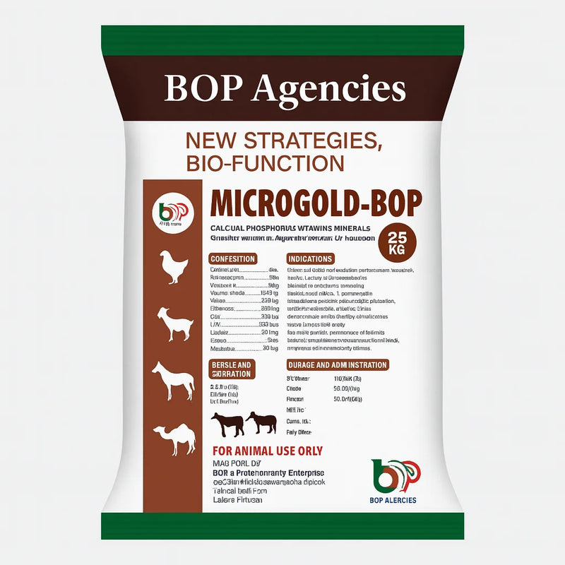 MICROGOLD-BOP – Calcium, Phosphorus, Vitamins & Minerals Granules for Livestock