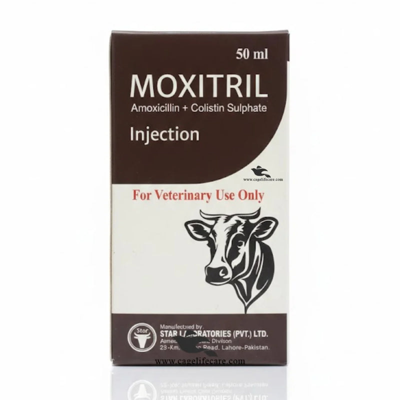 MOXITRIL Injection – Amoxicillin + Colistin (Livestock & Poultry)