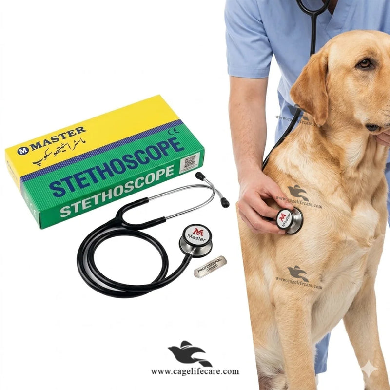 Master Imported Veterinary Stethoscope — Professional Diagnostic Tool