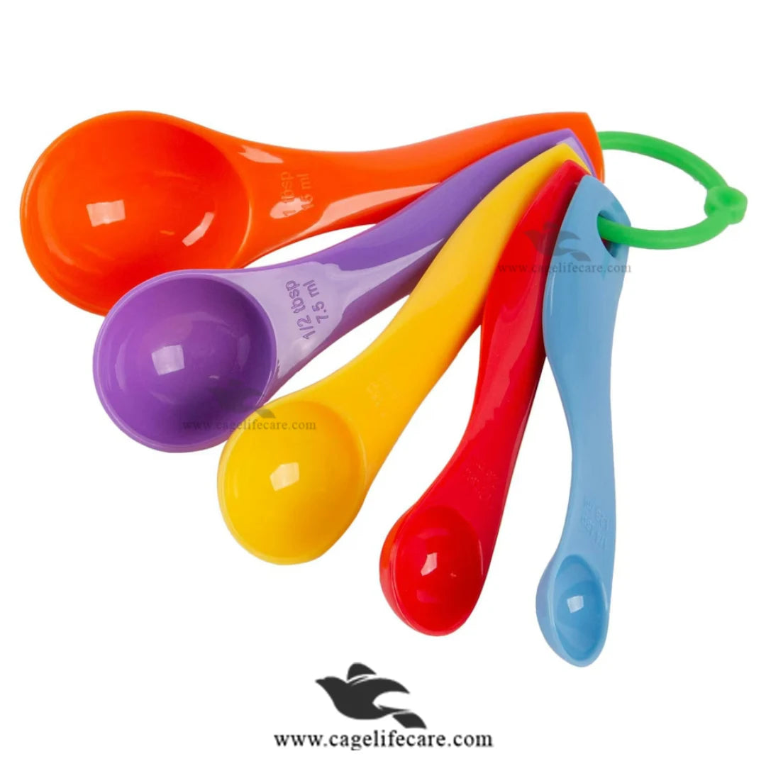 Spoon Order Measuring Spoon Set – Pack of 5 Spoons – Cage Life Care
