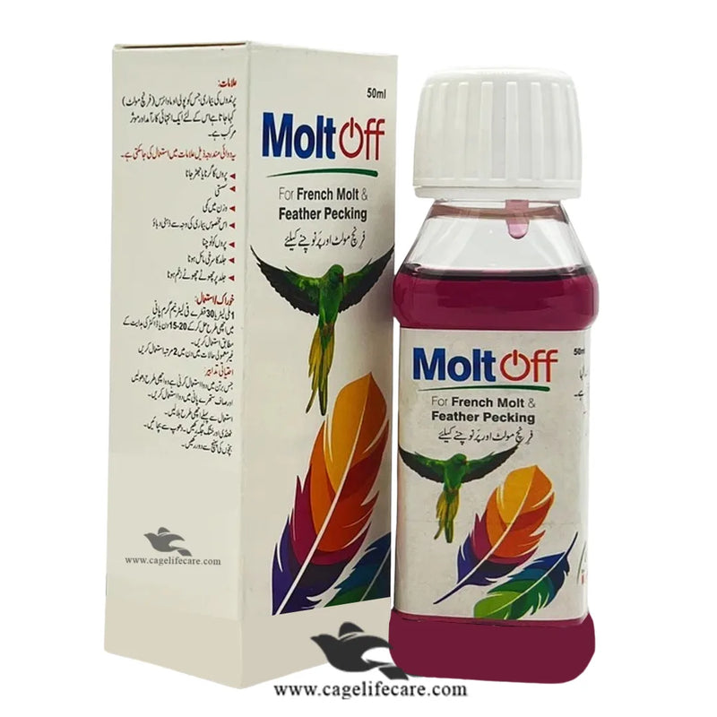 Molt Off – Effective Treatment for French Molt & Feather Plucking