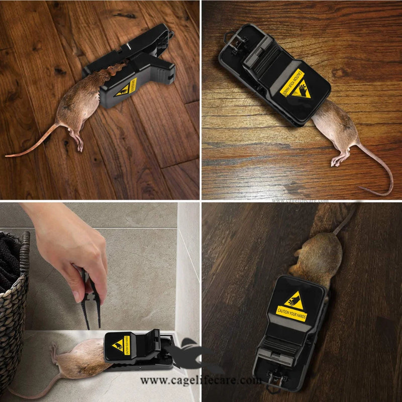 Mouse Catcher Clip — Heavy Duty Reusable Mouse Trap for Homes, Farms and Poultry