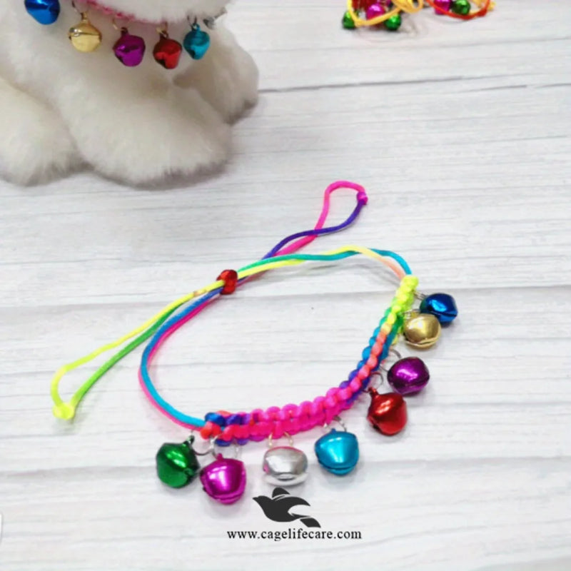 Multiple Colors Bell Cat & Puppy Necklace