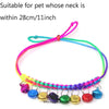 Multiple Colors Bell Cat & Puppy Necklace