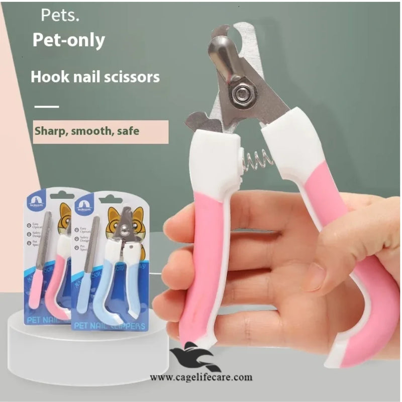 Nail Clipper/Cutter with Foiler for Cats & Dogs – Stainless Steel Grooming Tool
