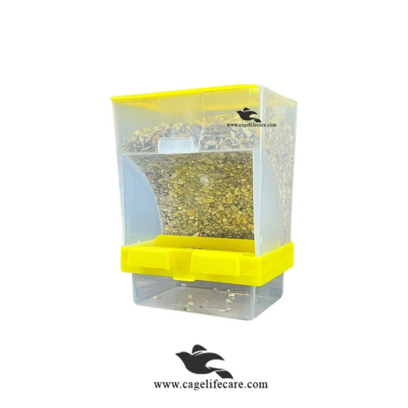 No Mess Seed Hopper for Finches & Small Birds