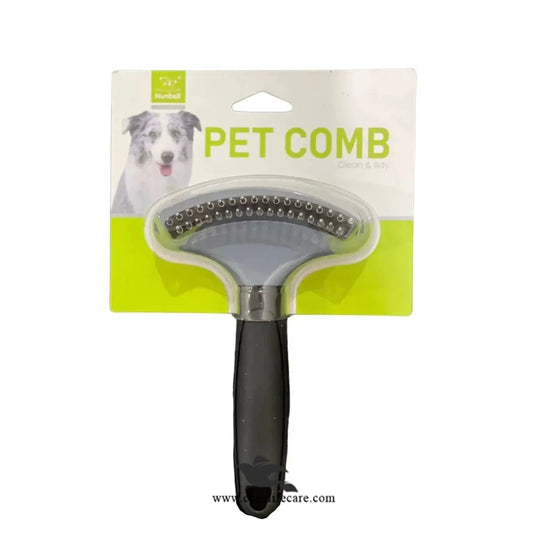 Nunbell Curve Rake Comb – Grooming Tool for Pets, Detangles & Removes Loose Fur