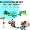 Nunbell Dog Treat Ball with Rope Toy – Interactive Chew & Play for Dogs