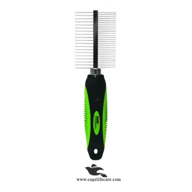 Nunbell Double-Sided Grooming Comb For Cats, Dogs & Small Animals