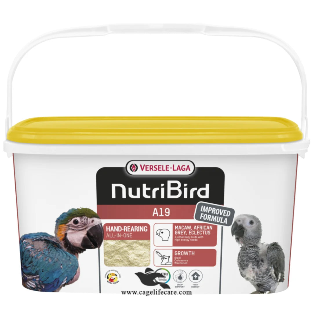 NutriBird A19 Hand Feeding Formula Front Packaging