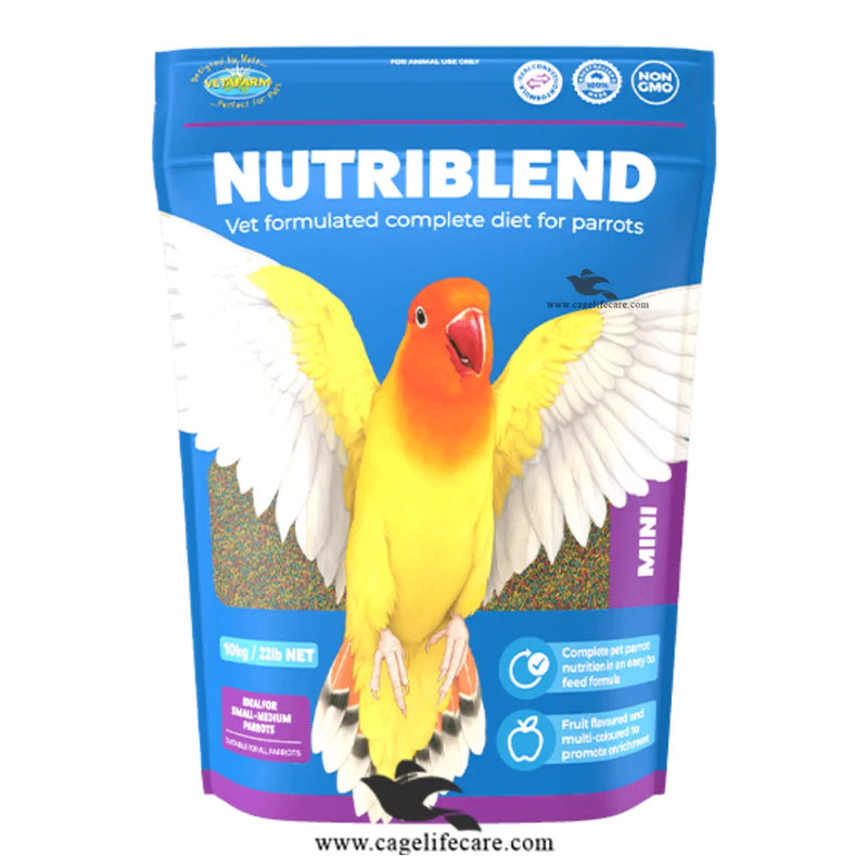 Nutriblend Mini Pellets – Balanced and Complete Diet for Birds