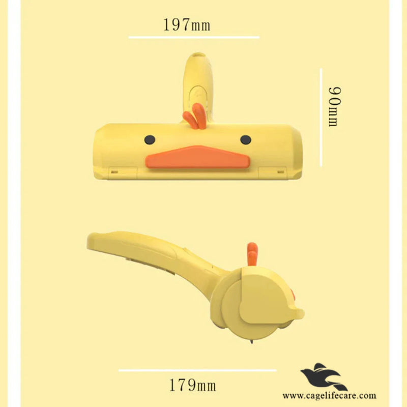 Oh Duck Lint Roller – Reusable Pet Hair Remover for Clothes & Furniture