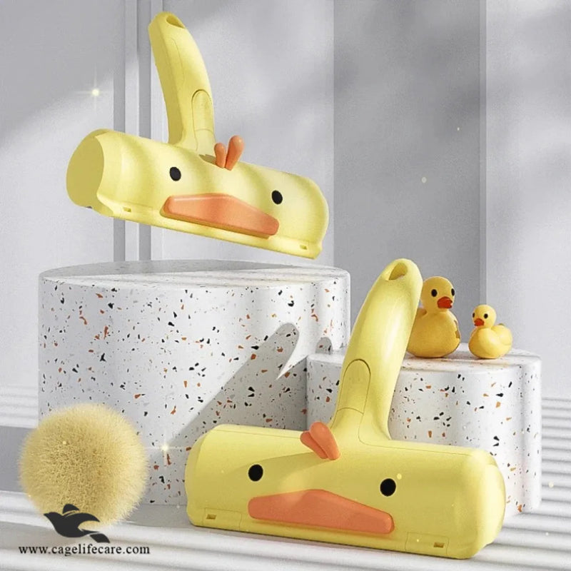 Oh Duck Lint Roller – Reusable Pet Hair Remover for Clothes & Furniture