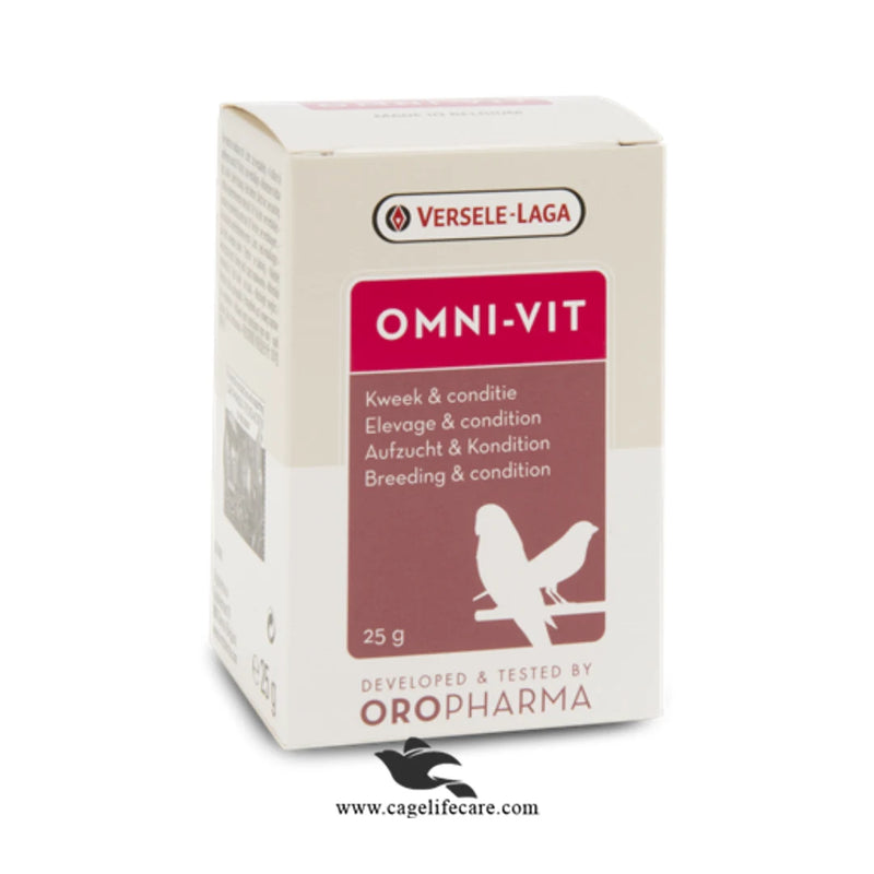 Omni Vit – Multi-Vitamin Supplement for Optimal Health & Breeding Performance in Birds