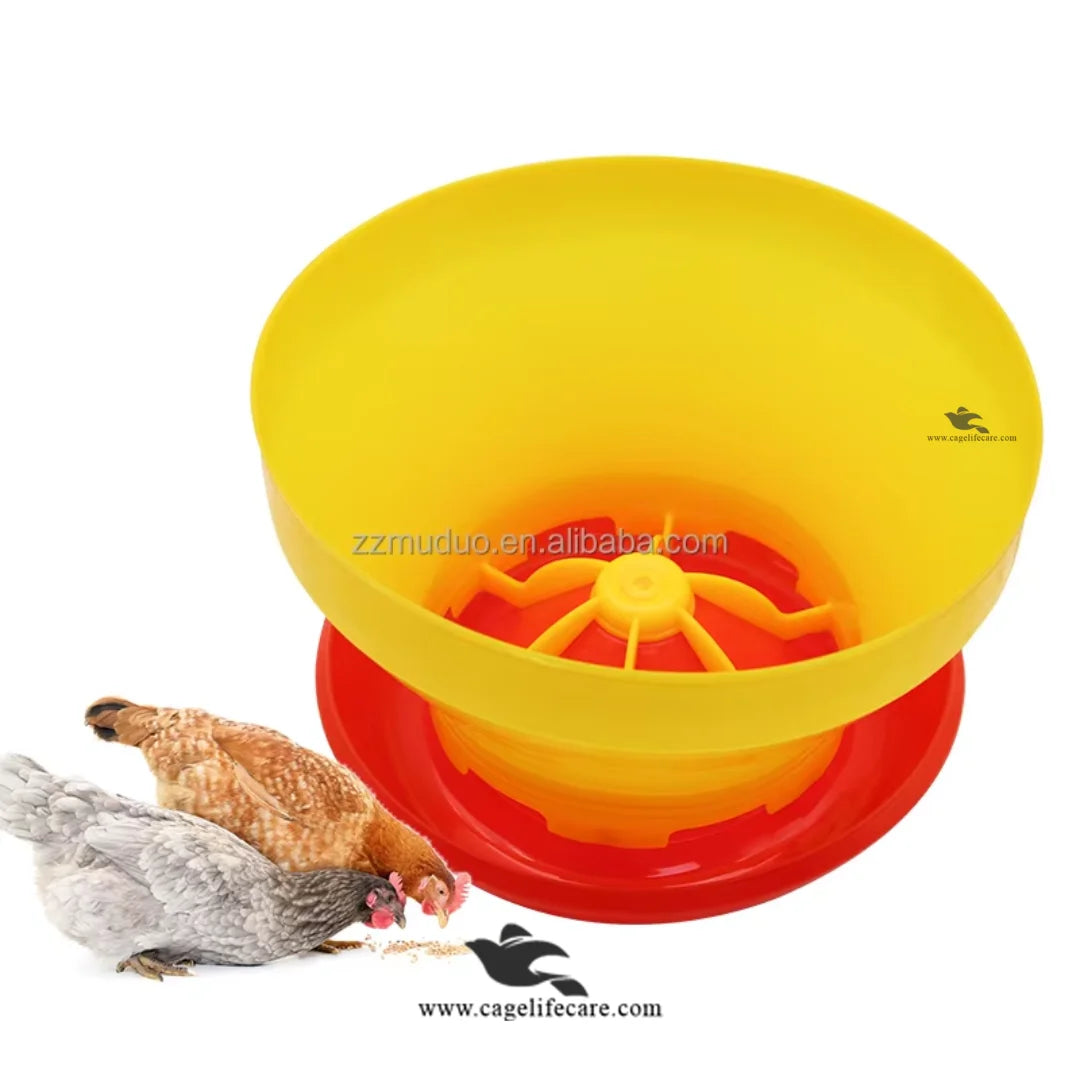 Plastic poultry fodder feeder 8 KG